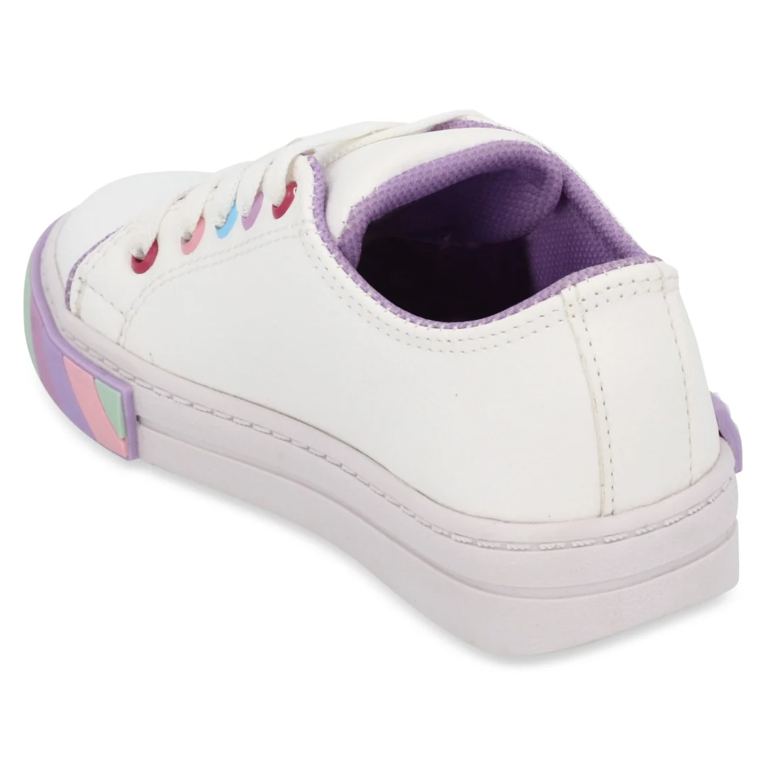 TENIS CASUAL BLANCO CON ADORNO 45703 - Image 3
