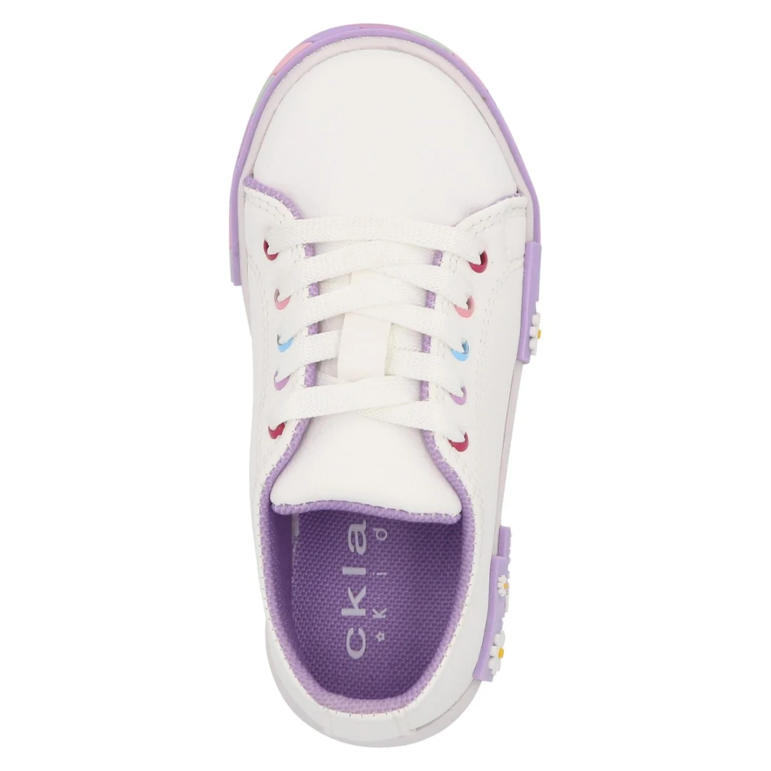 TENIS CASUAL BLANCO CON ADORNO 45703 - Image 5