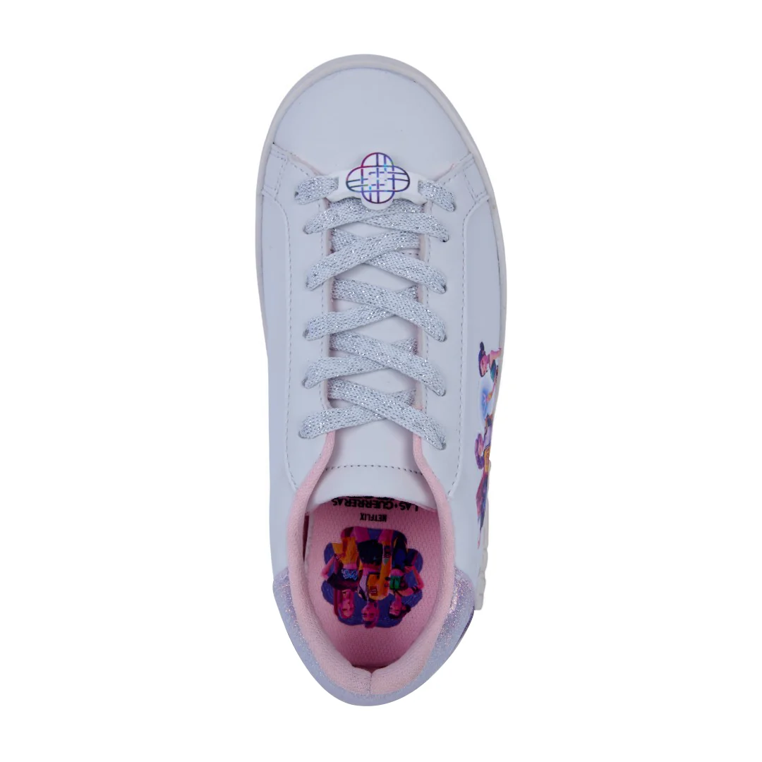 TENIS CASUAL BLANCO CON ESTAMPADO 06110 - Image 5