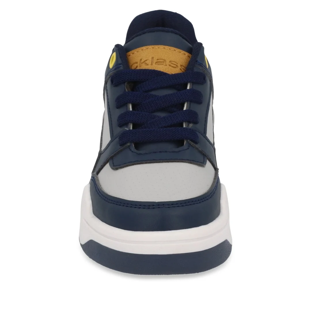 TENIS CASUAL BLANCO Y MARINO CON ADORNO DUO 717 - Image 11