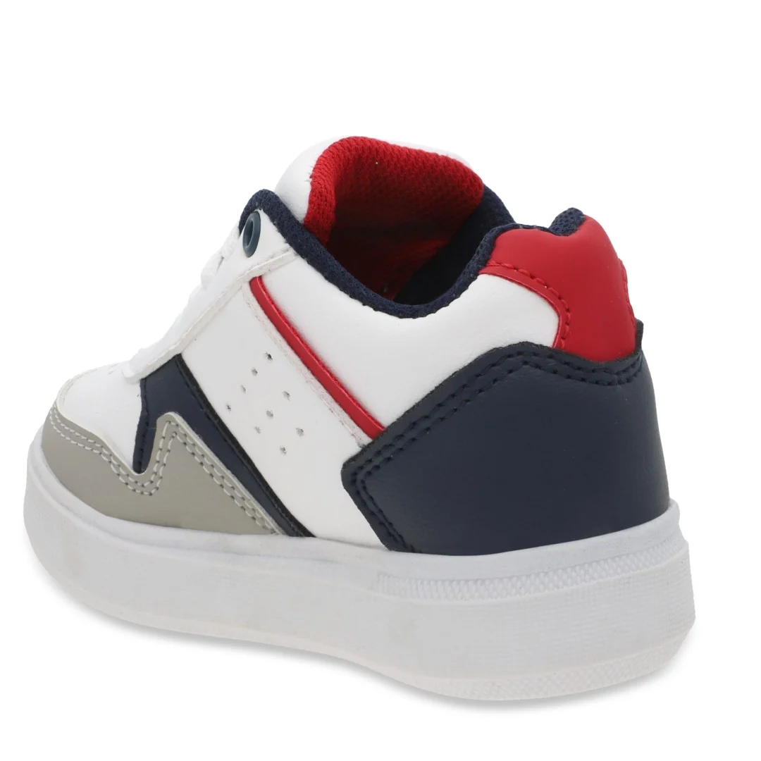 TENIS CASUAL BLANCO Y TENIS ABOTINADO MARINO DUO 711 - Image 4
