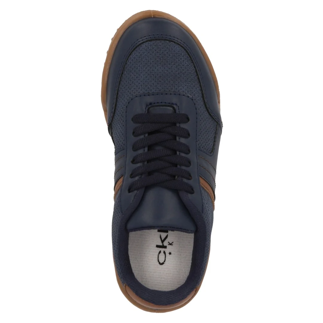 TENIS CASUAL MARINO Y MIEL DUO719 - Image 12