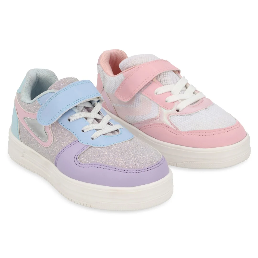 TENIS CASUAL MULTICOLOR Y ROSA CON ADORNO DUO 735 - Image 7