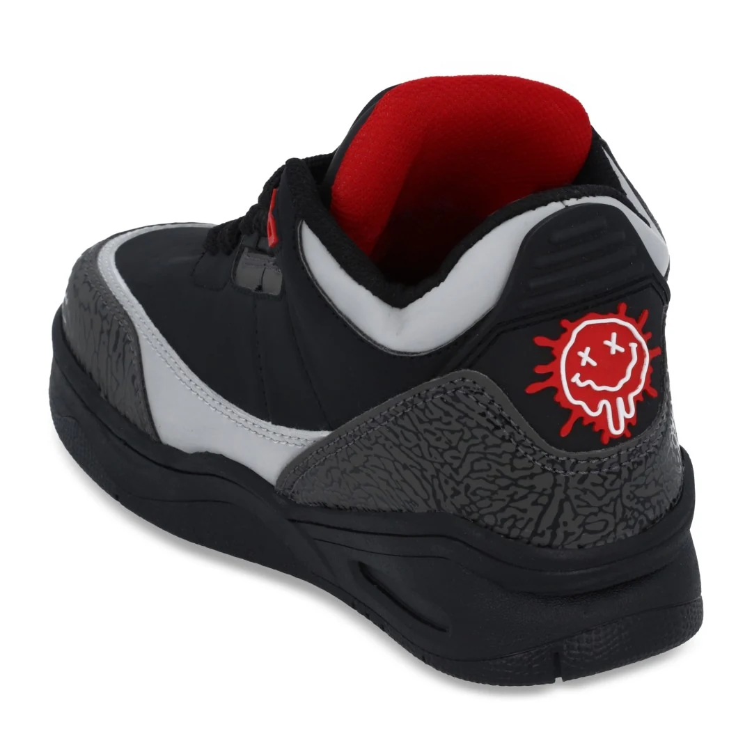 TENIS CASUAL NEGRO CON ADORNO 29610 - Image 2