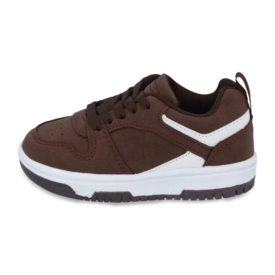 TENIS CASUAL NEGRO Y CAFÉ CON ADORNO DUO 048 - Image 8