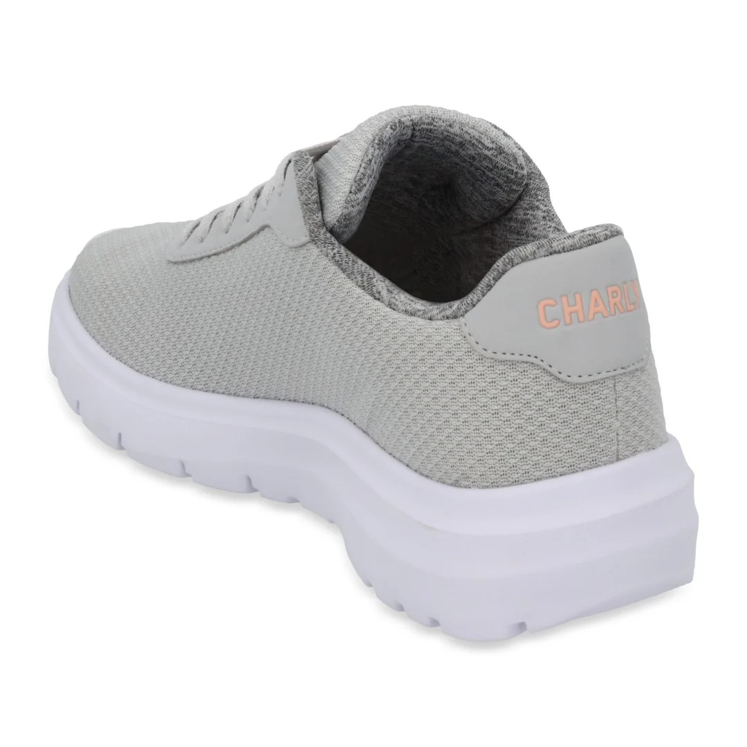 TENIS CHARLY MUJER GRIS 69299 - Image 3