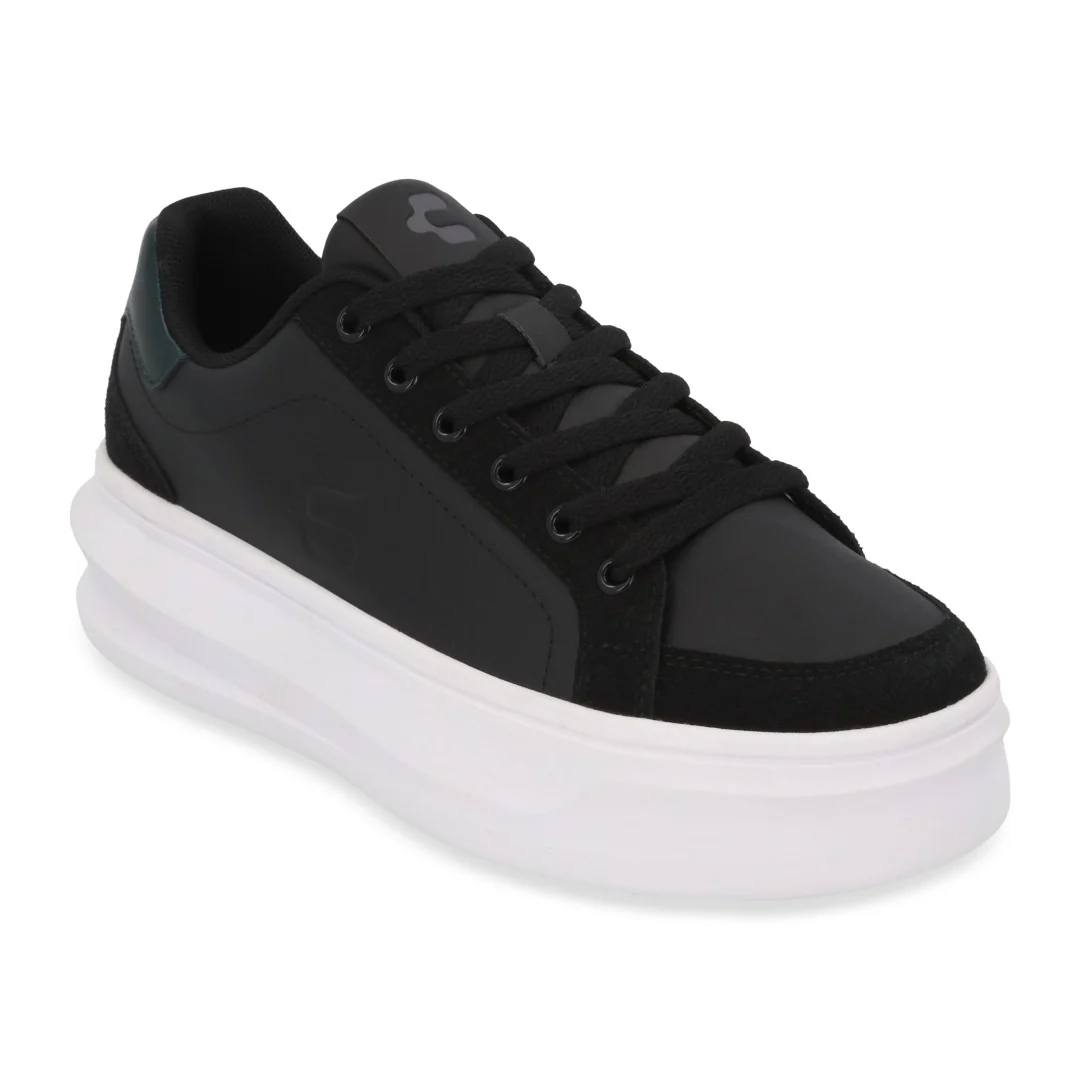 TENIS CHARLY MUJER NEGRO 68109
