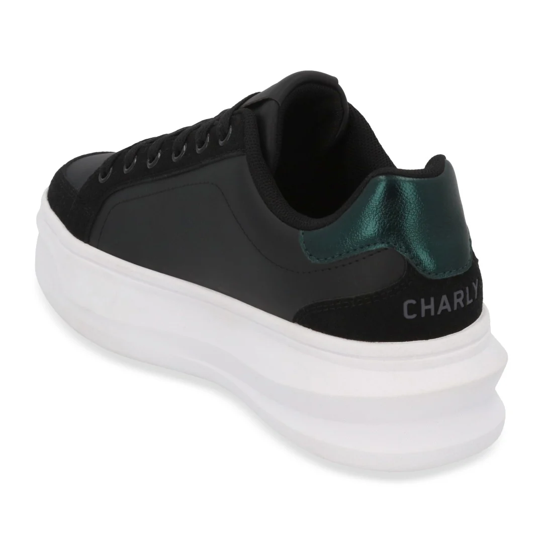 TENIS CHARLY MUJER NEGRO 68109 - Image 4