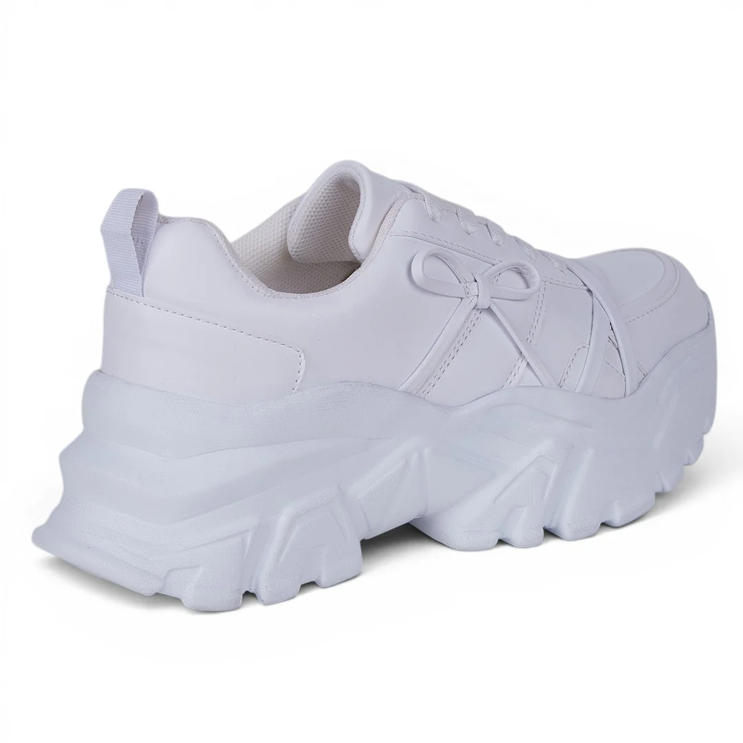 TENIS CHUNKY CON MOÑO BLANCO 20923 - Image 4