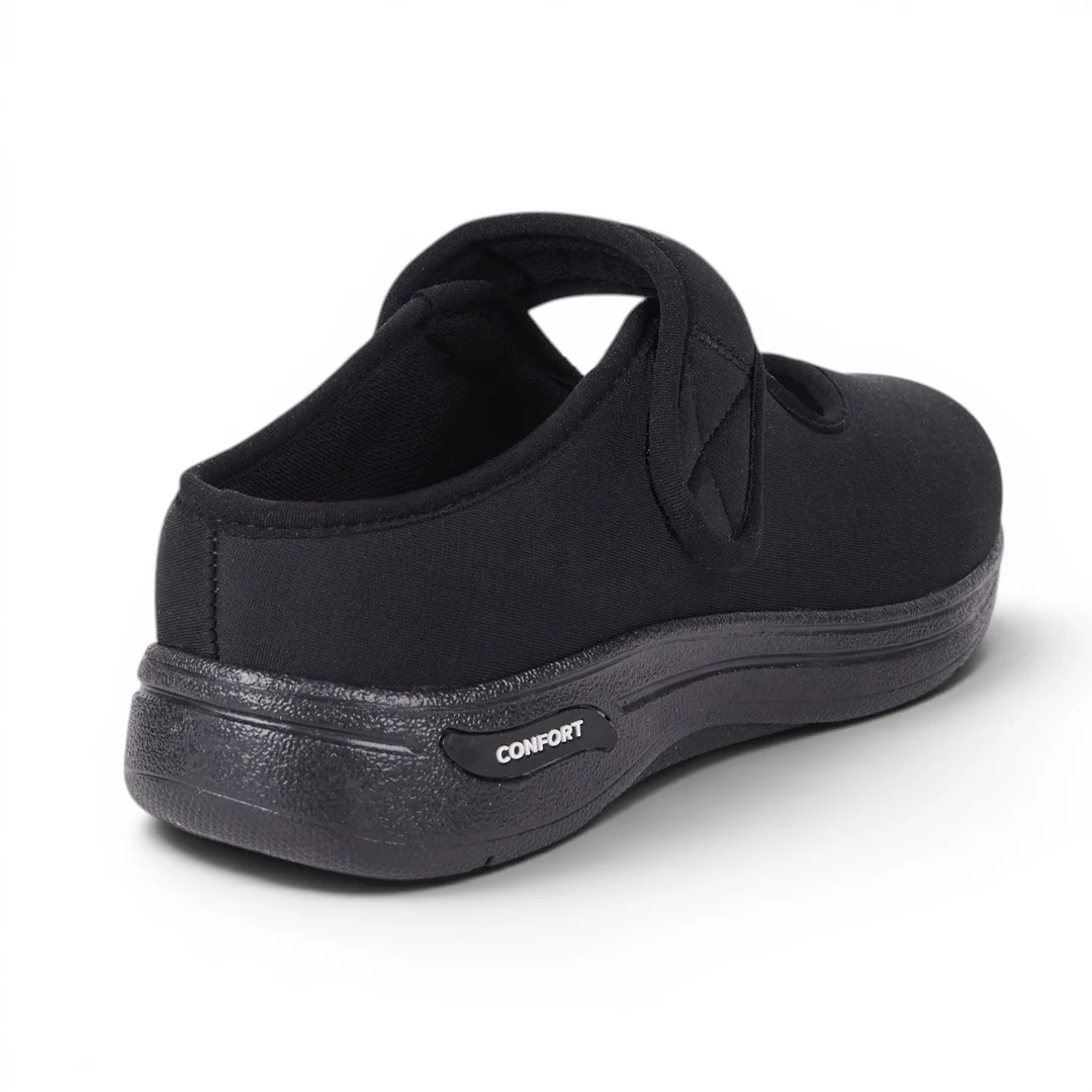TENIS CON CORREA AJUSTABLE NEGRO 67717 - Image 5