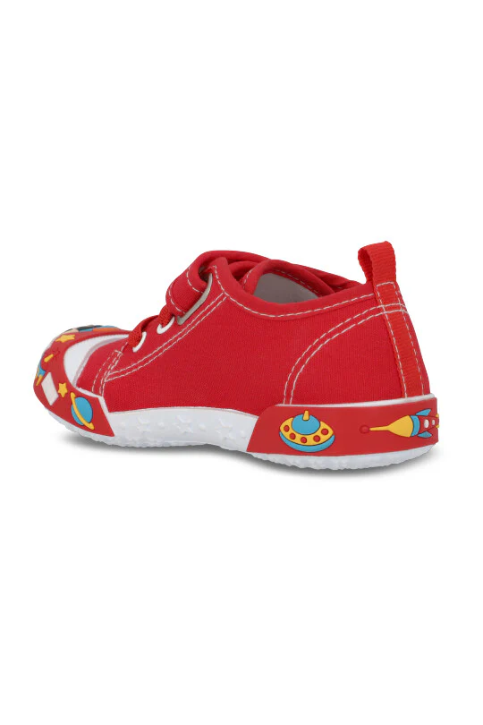 Tenis con estampado de color rojo 70324 - Image 4