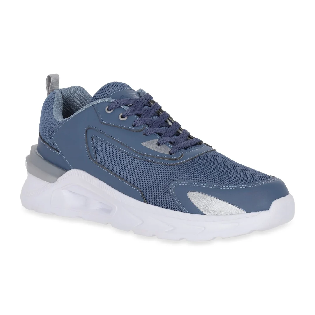 TENIS DE PISO AZUL TEXTIL 56577