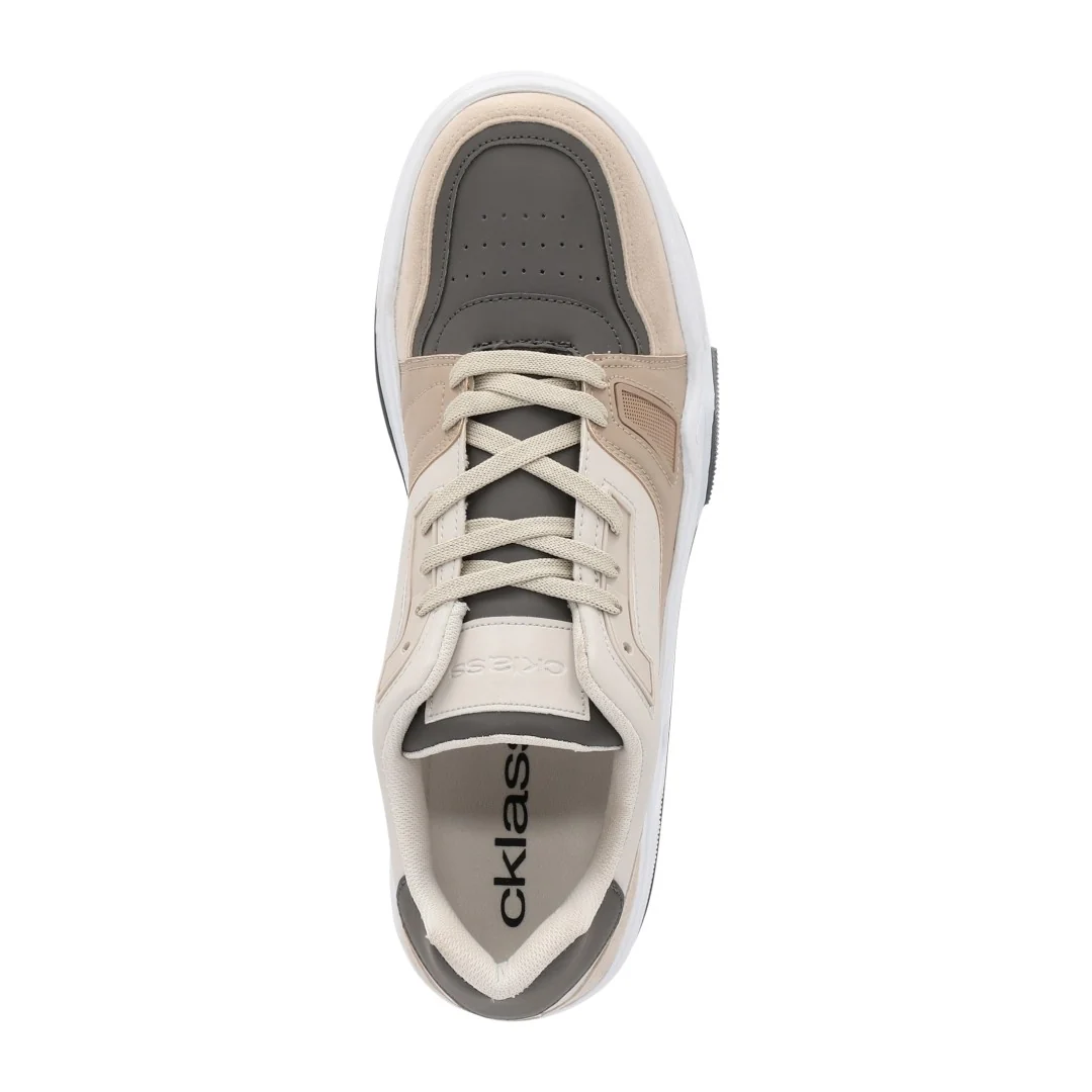 TENIS DE PISO BEIGE SINTÉTICO 52802 - Image 4