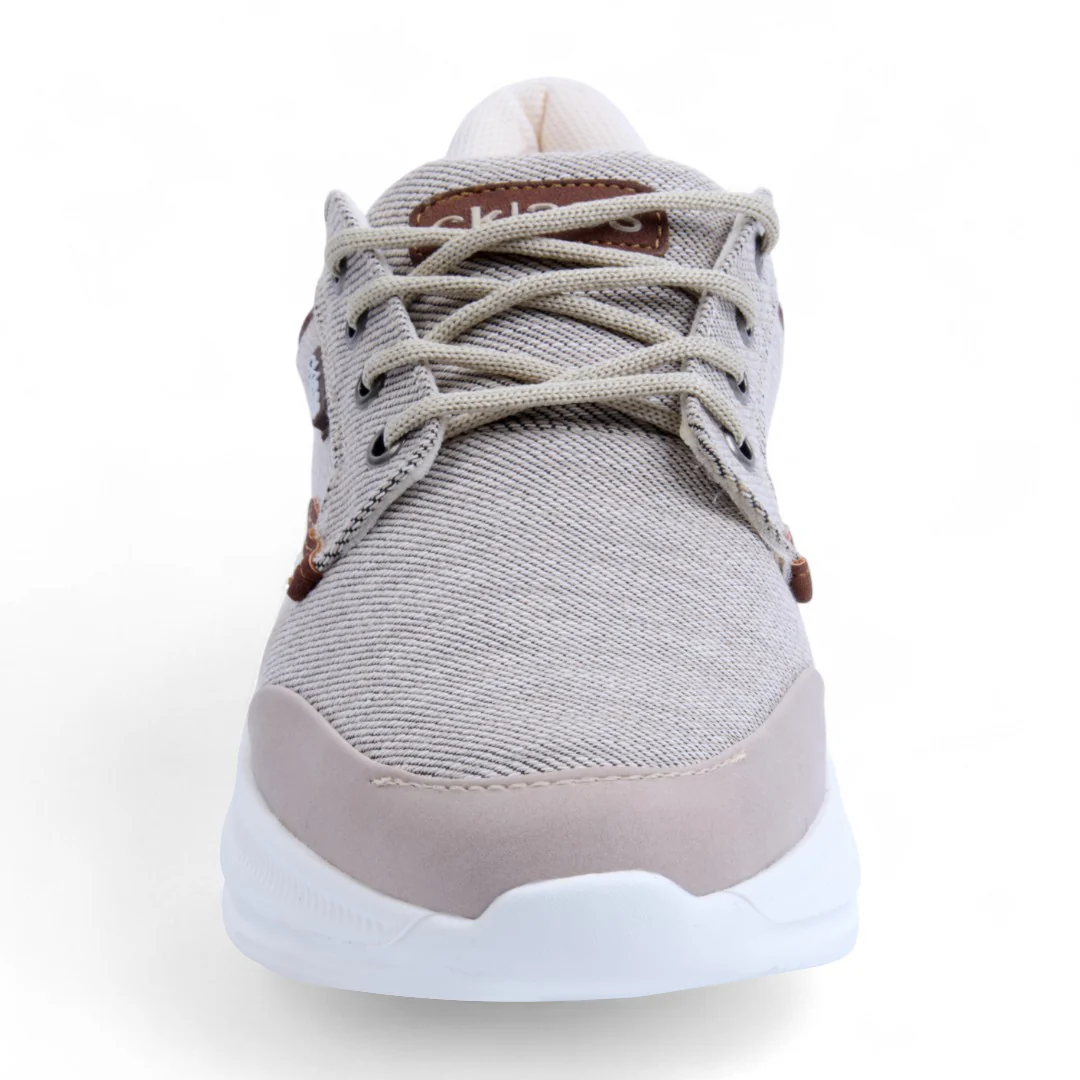 TENIS DE PISO BEIGE TEXTIL 00315 - Image 3