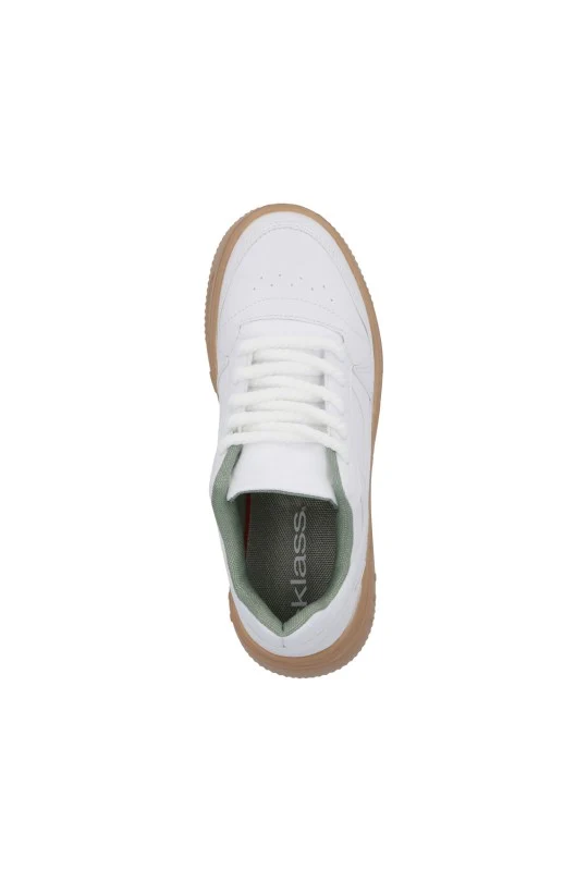 TENIS DE PISO BLANCO CON CINTAS 33821 - Image 4