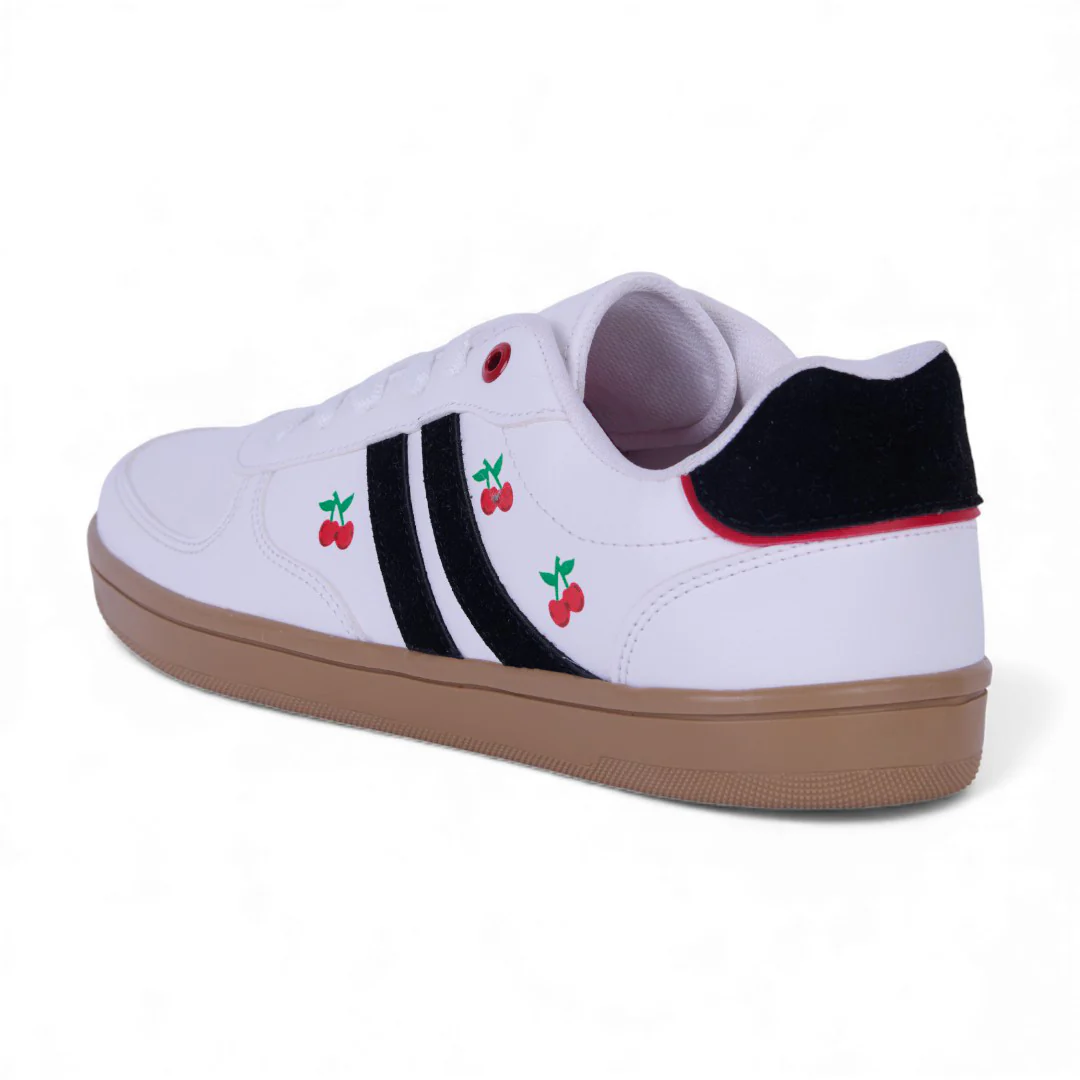 TENIS DE PISO BLANCO CON DETALLE DECORATIVO 02287 - Image 3