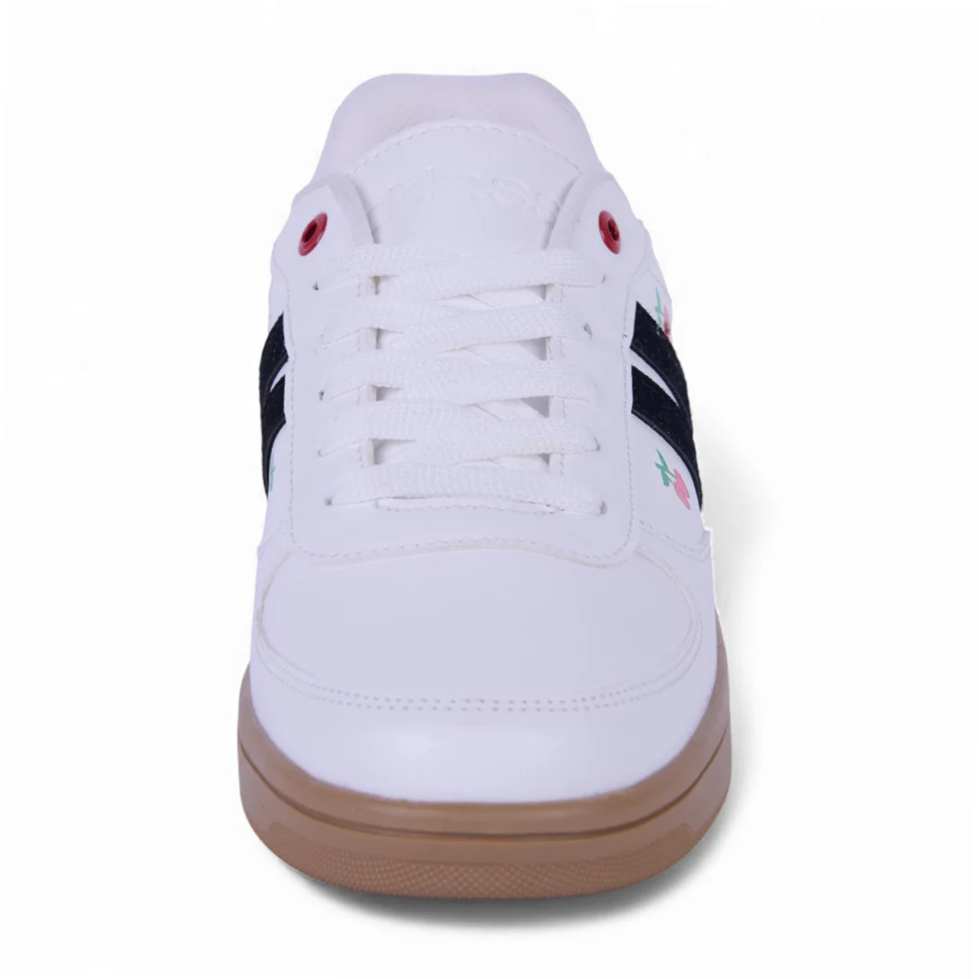 TENIS DE PISO BLANCO CON DETALLE DECORATIVO 02287 - Image 4