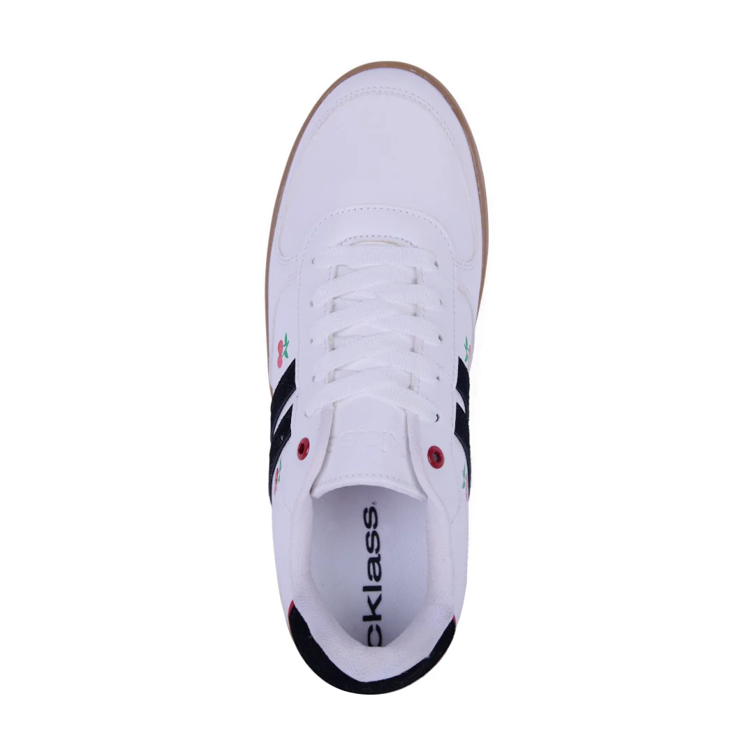 TENIS DE PISO BLANCO CON DETALLE DECORATIVO 02287 - Image 5