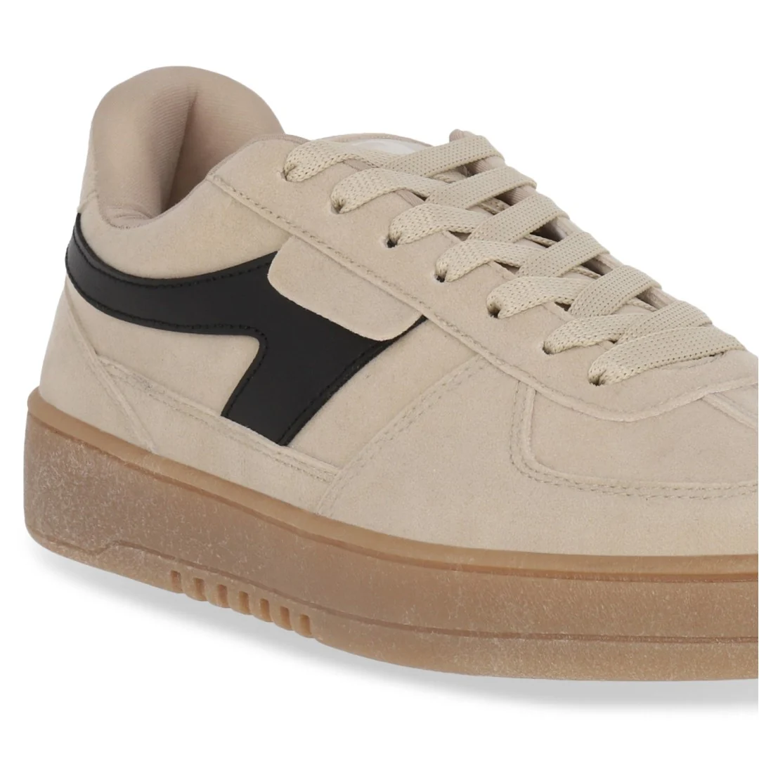 TENIS DE PISO CABALLERO BEIGE SINTÉTICO 43400