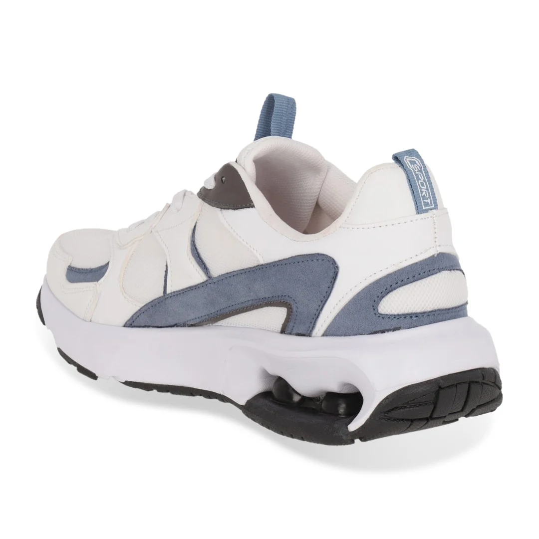TENIS DE PISO CABALLERO BLANCO SINTÉTICO 23453 - Image 3