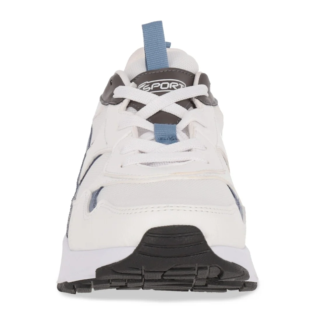 TENIS DE PISO CABALLERO BLANCO SINTÉTICO 23453 - Image 5