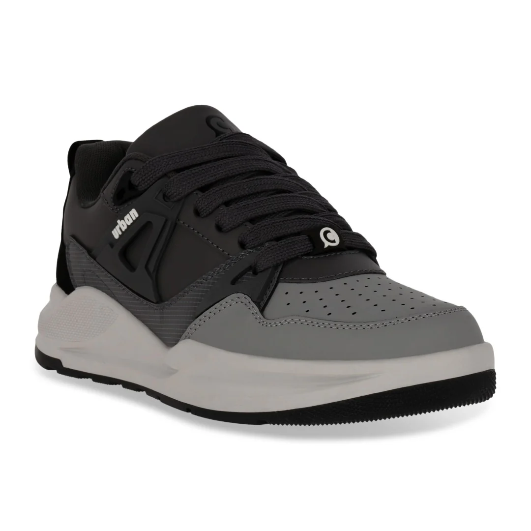 TENIS DE PISO CABALLERO GRIS SINTÉTICO 58597