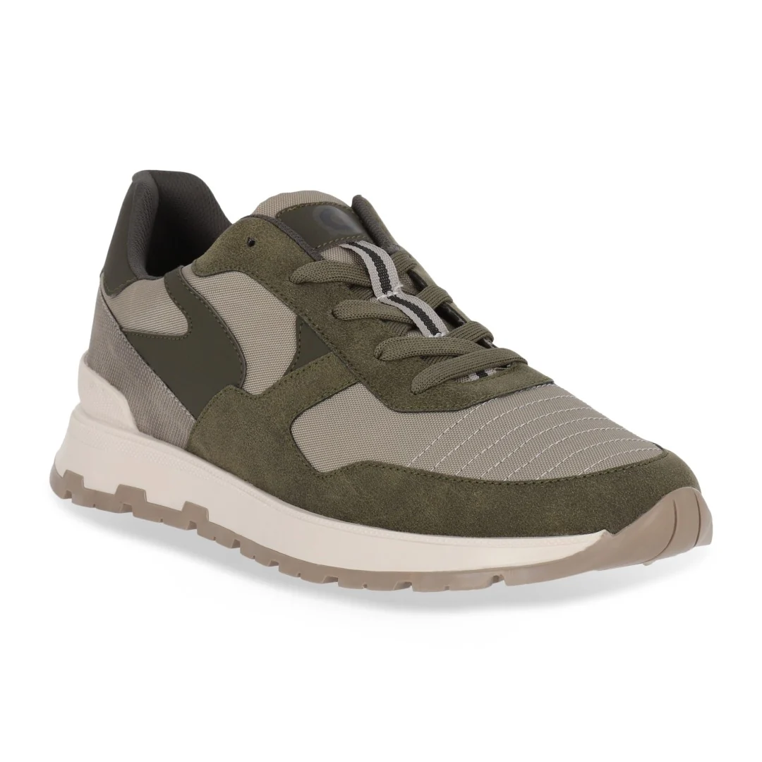 TENIS DE PISO CABALLERO VERDE SINTÉTICO 33824