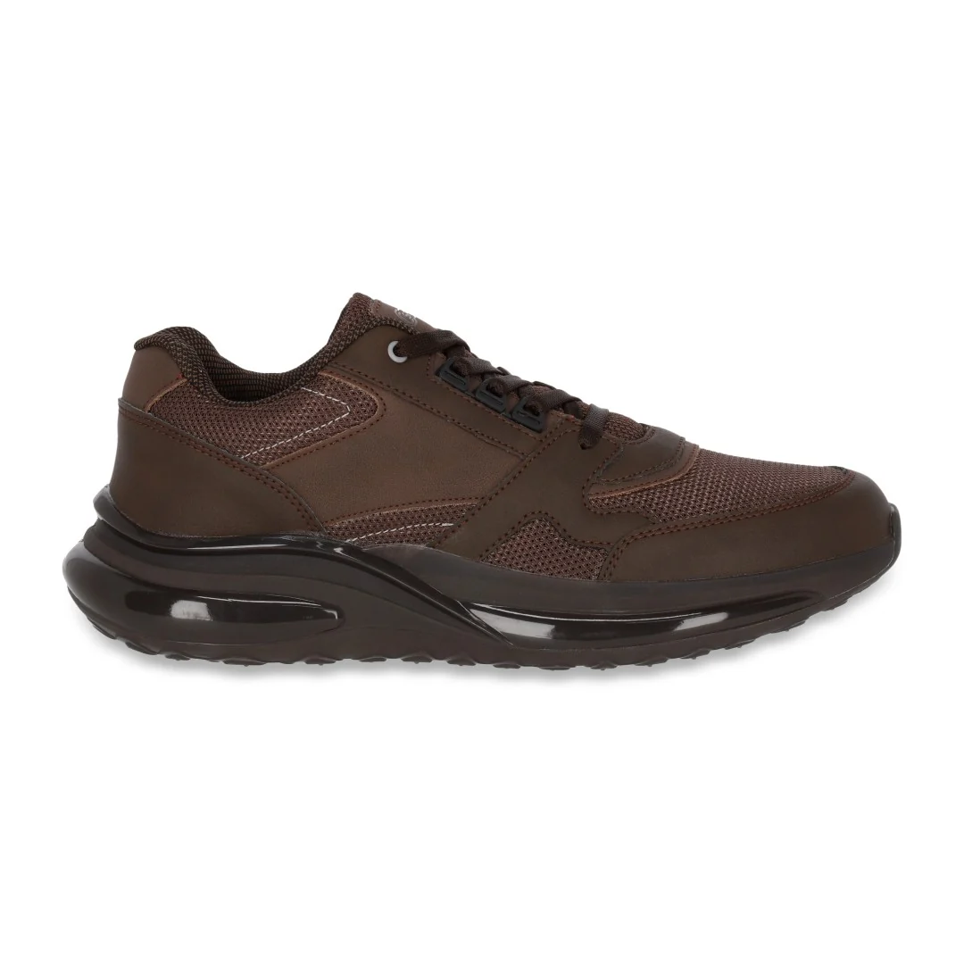 TENIS DE PISO CAFÉ TEXTIL 56579 - Image 2