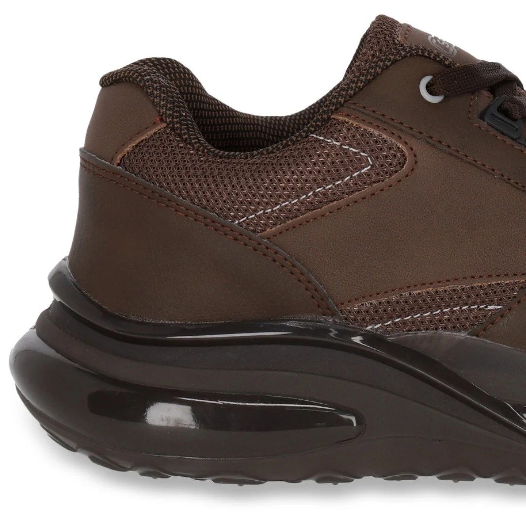 TENIS DE PISO CAFÉ TEXTIL 56579 - Image 6