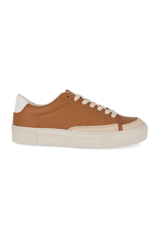 TENIS DE PISO CAFÉ  Y BLANCO CON CINTAS DÚO PACK 319 / 46772 - Image 5