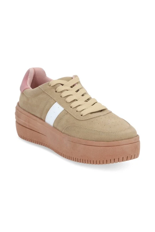 TENIS DE PISO CAFÉ Y NEGRO CON CINTAS 53984 / DÚO590 - Image 6