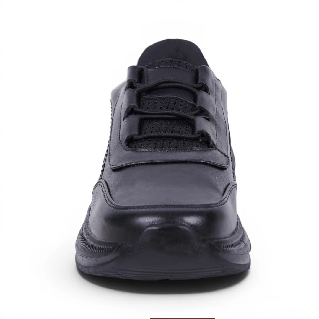 TENIS DE PISO CON ELÁSTICOS NEGRO 08211 - Image 3