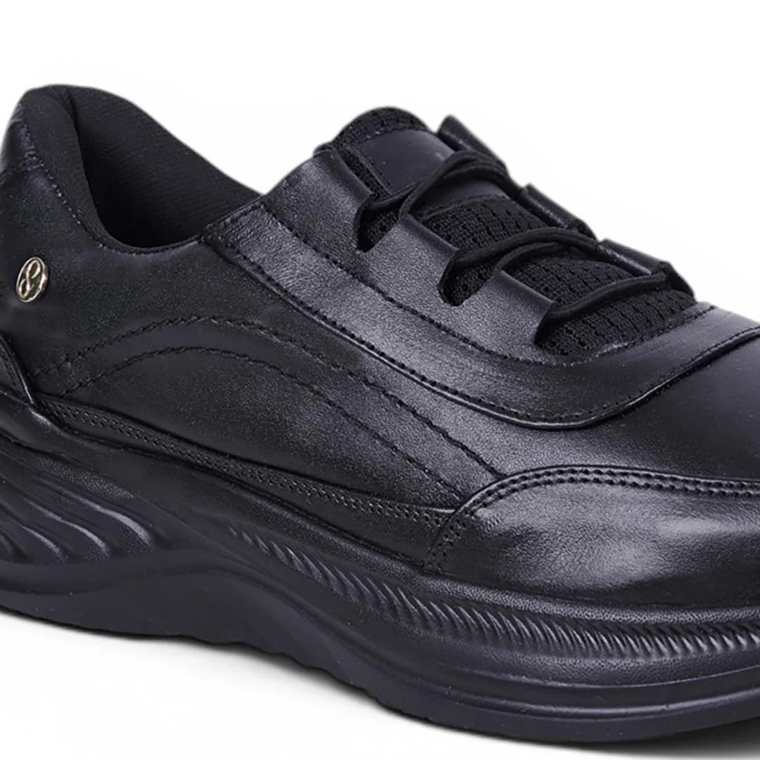 TENIS DE PISO CON ELÁSTICOS NEGRO 08211 - Image 6