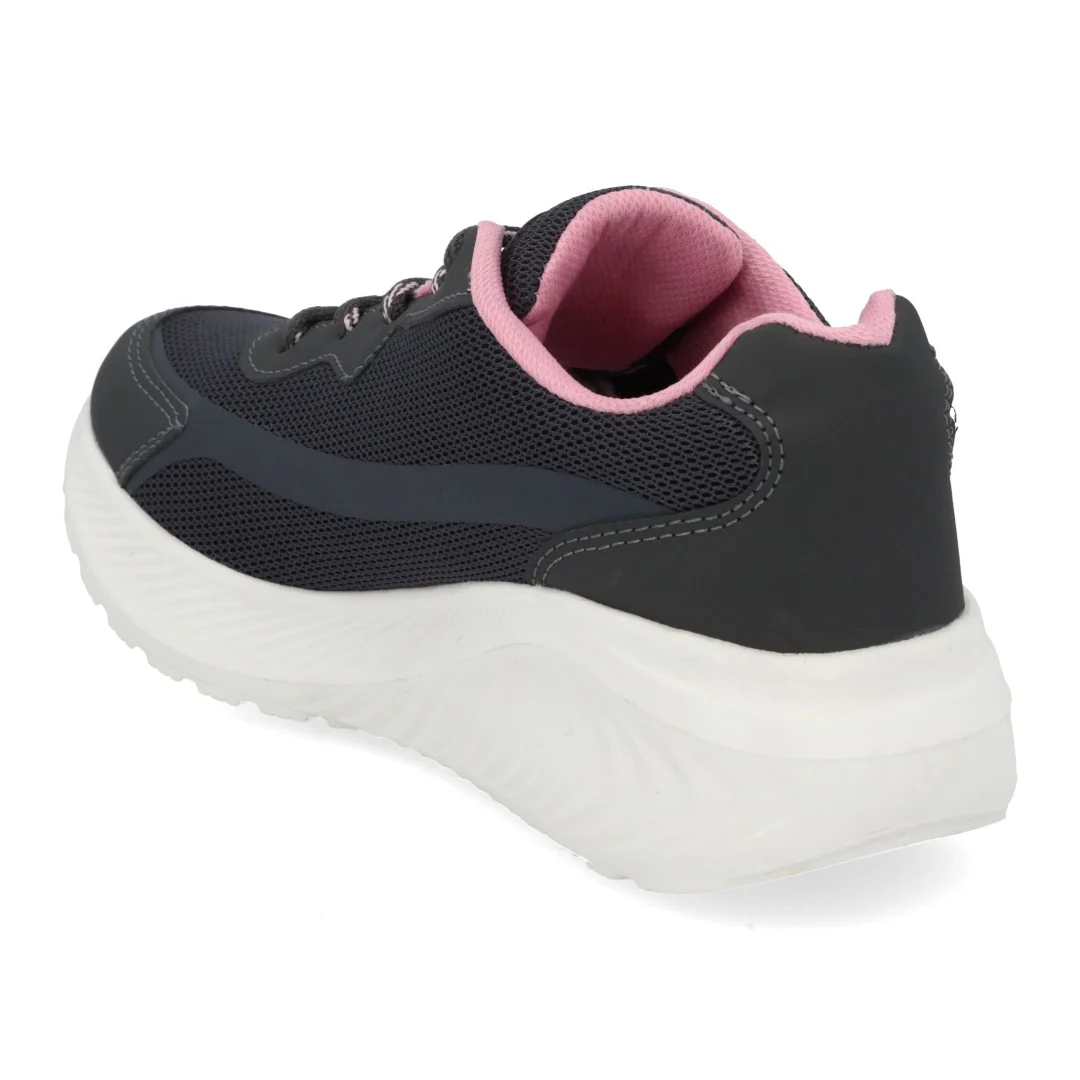 TENIS DE PISO GRIS CON CINTAS 03273 - Image 4