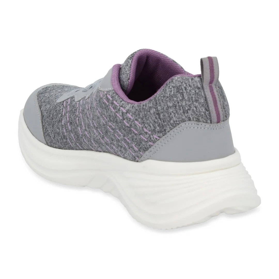 TENIS DE PISO GRIS CON CINTAS ELÁSTICAS 59540 - Image 4