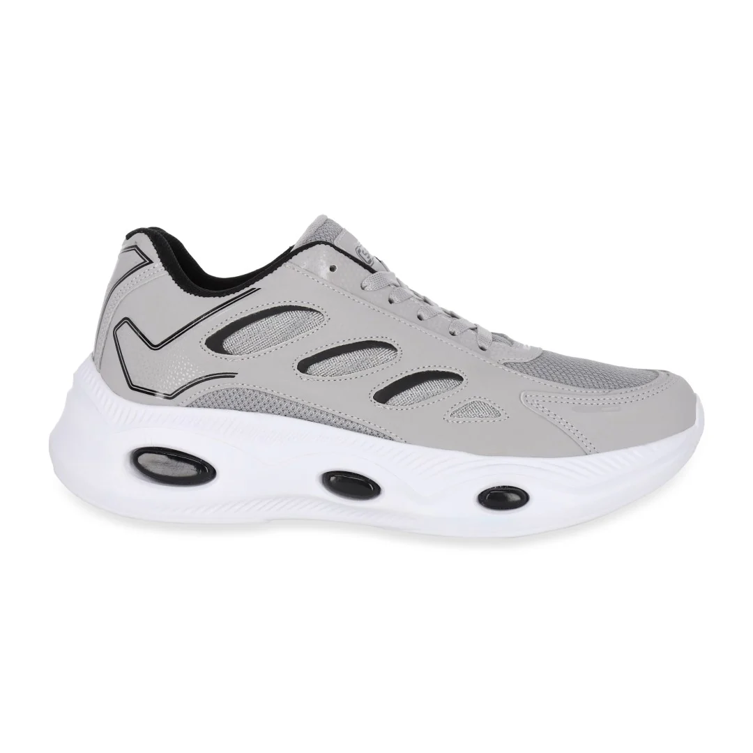 TENIS DE PISO GRIS SINTÉTICO 56907 - Image 2