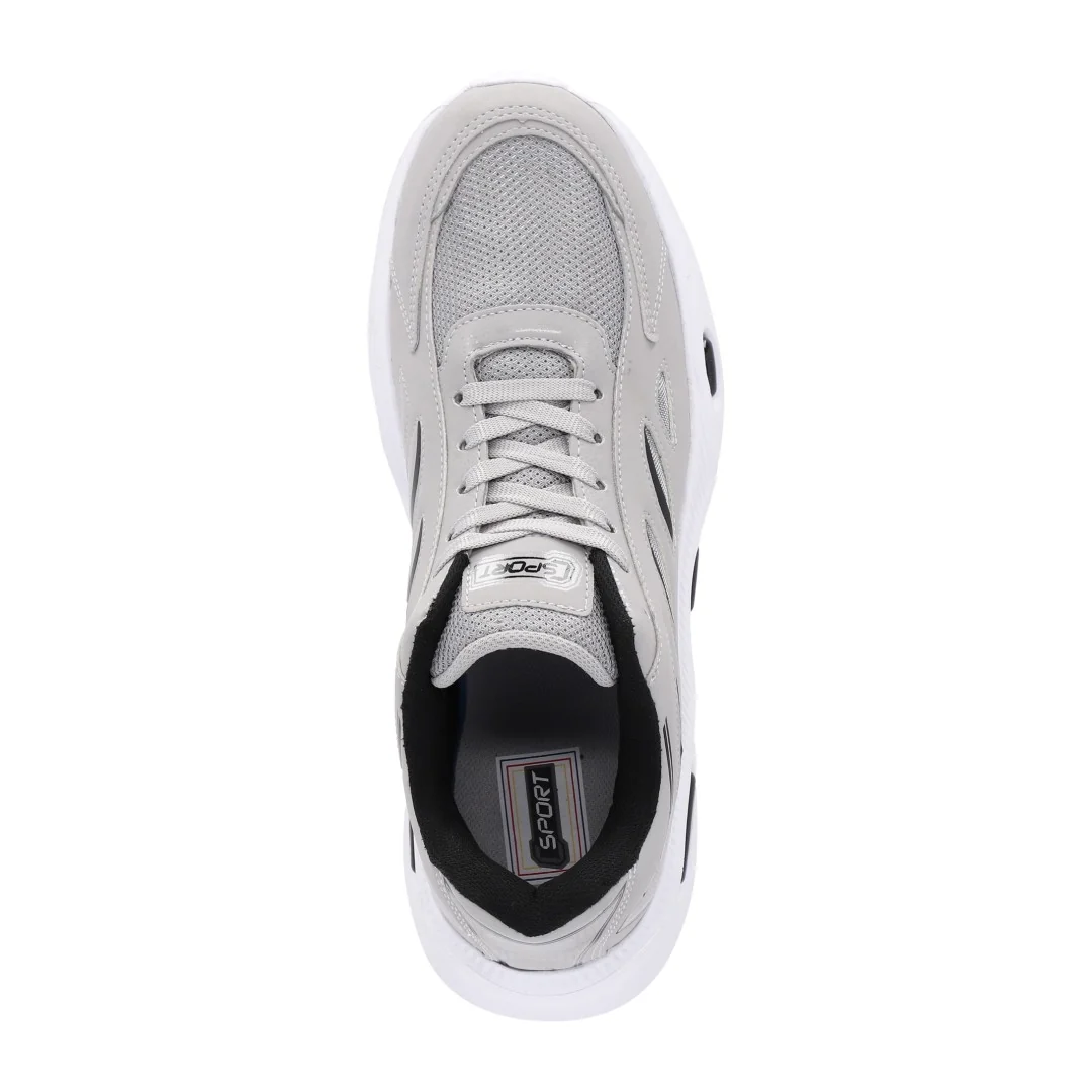TENIS DE PISO GRIS SINTÉTICO 56907 - Image 4