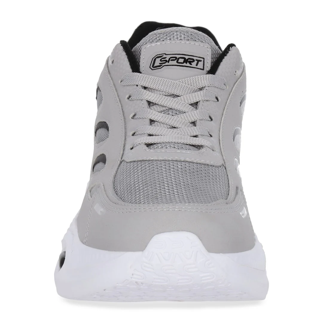 TENIS DE PISO GRIS SINTÉTICO 56907 - Image 5