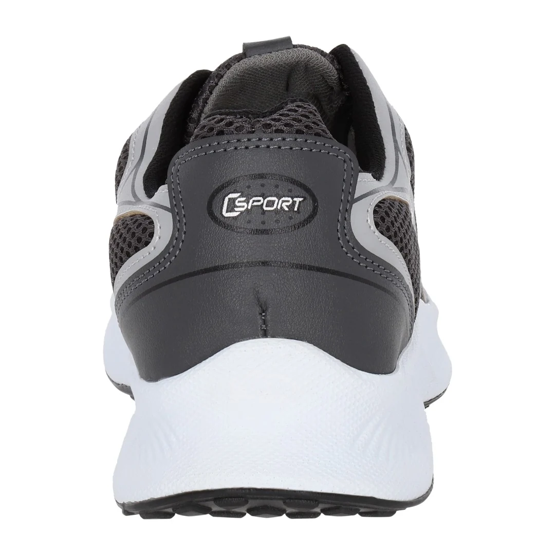 TENIS DE PISO GRIS TEXTIL 21019 - Image 3