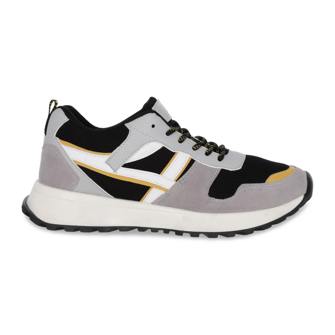 TENIS DE PISO GRIS TEXTIL 40049 - Image 2