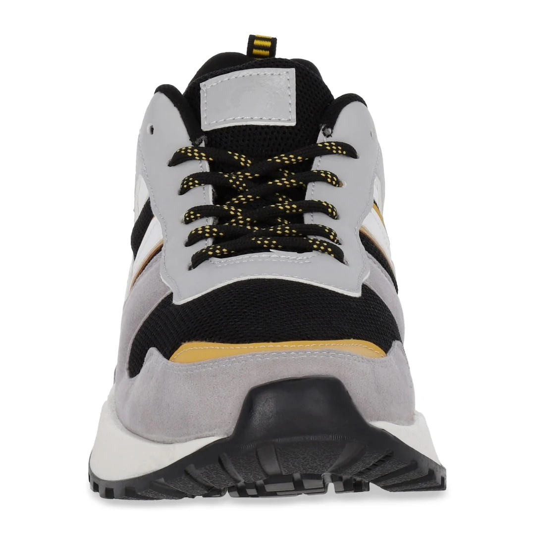 TENIS DE PISO GRIS TEXTIL 40049 - Image 5