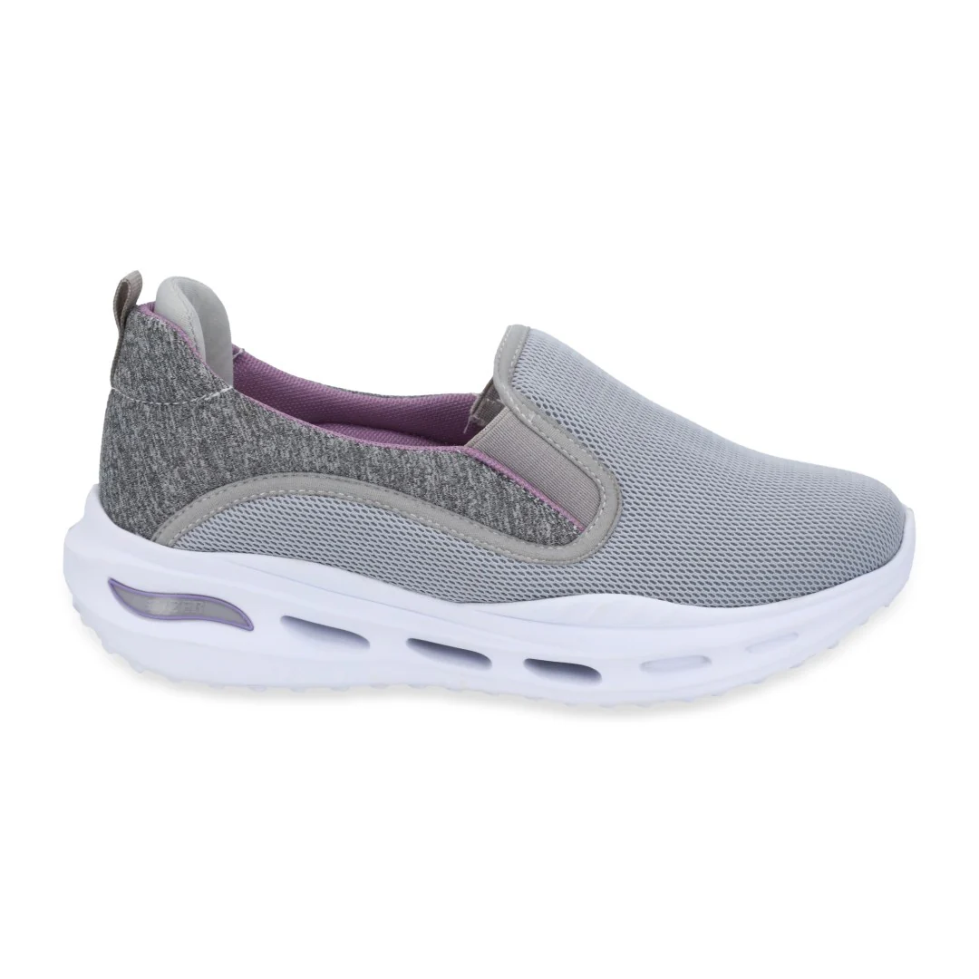 TENIS DE PISO GRIS TEXTIL 59538 - Image 2