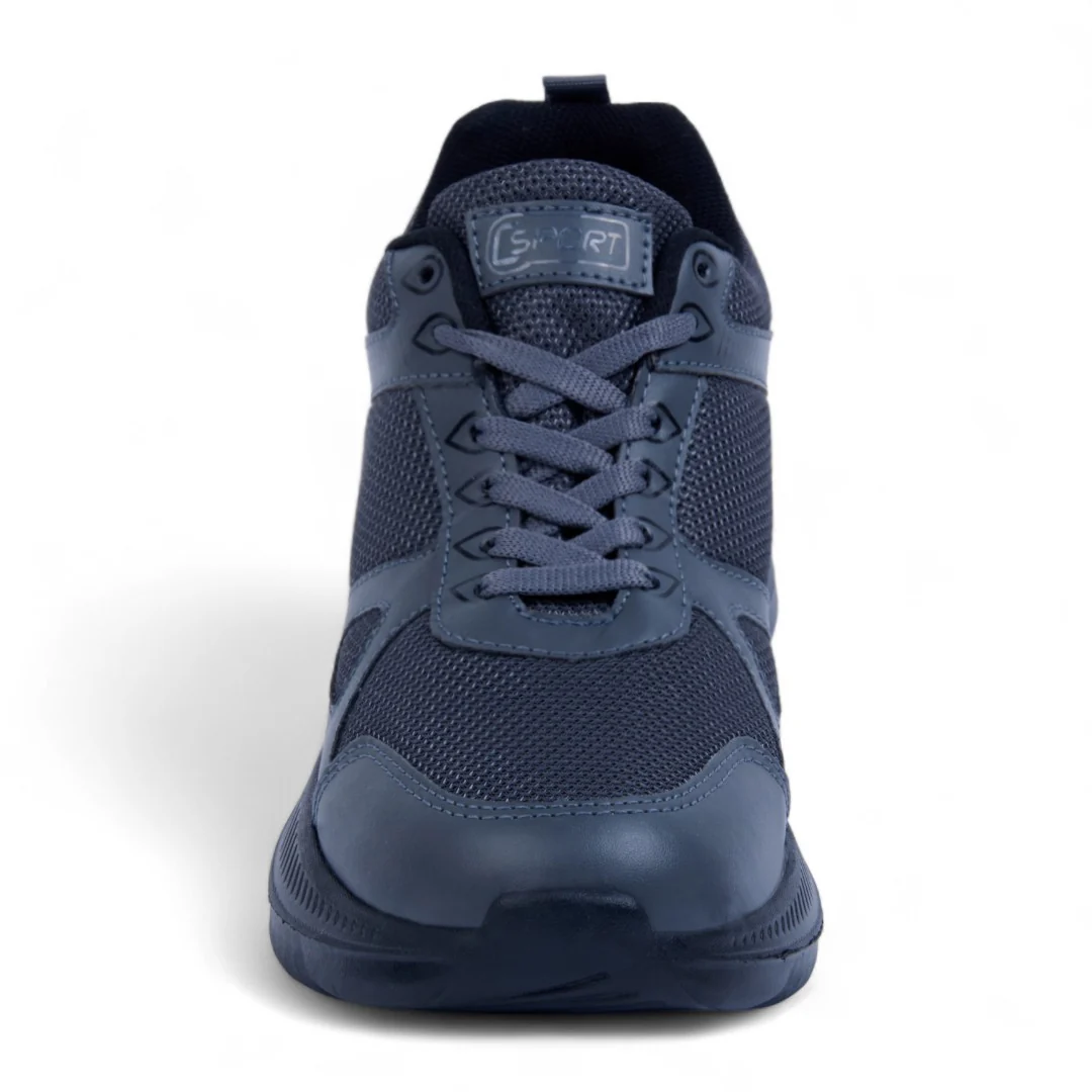 TENIS DE PISO GRIS TEXTIL 59542 - Image 3