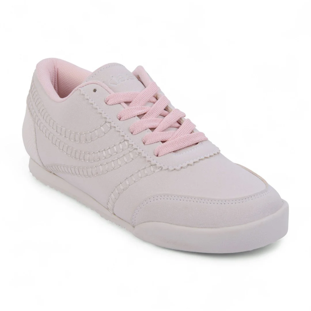 TENIS DE PISO HUESO CON DETALLES DECORATIVOS 02286