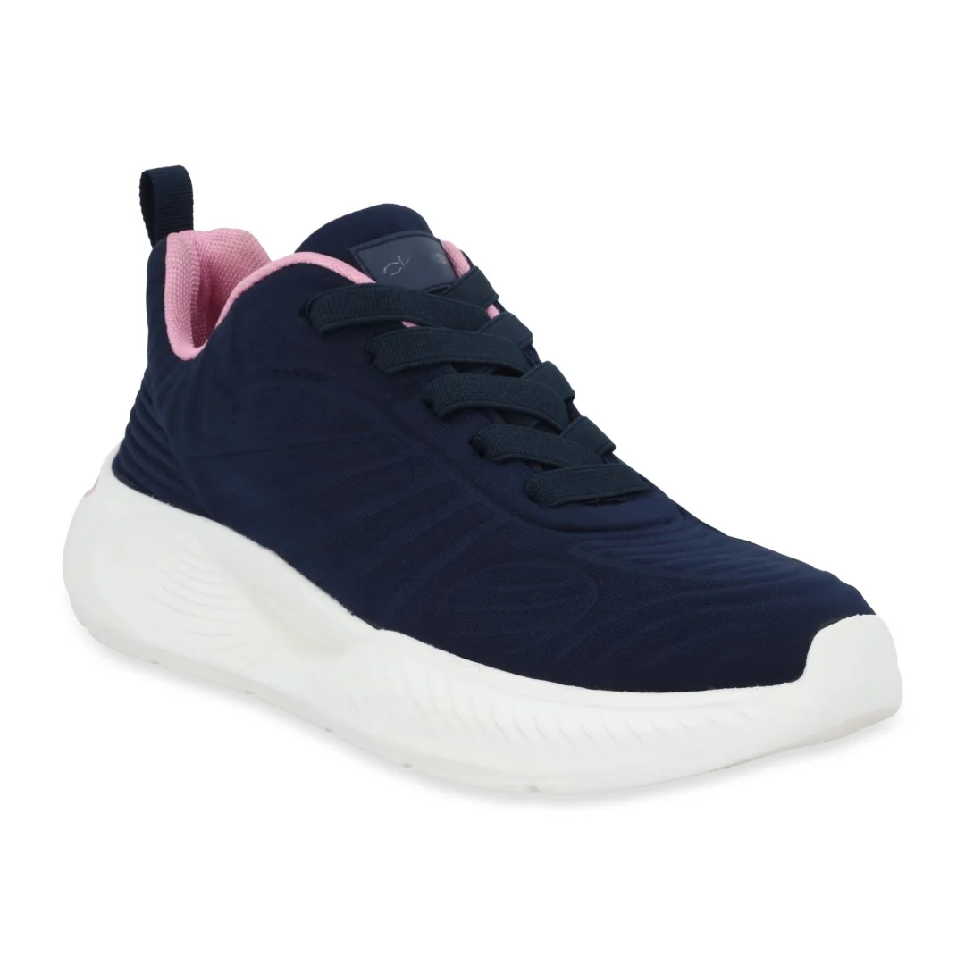 TENIS DE PISO MARINO CON CINTAS ELÁSTICAS 56585