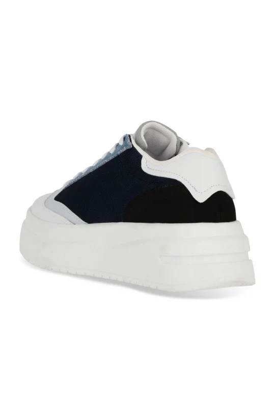 TENIS DE PISO MEZCLILLA CON CINTAS 33066 - Image 3