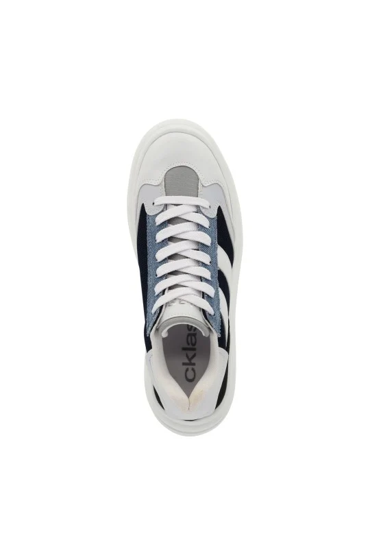 TENIS DE PISO MEZCLILLA CON CINTAS 33066 - Image 4