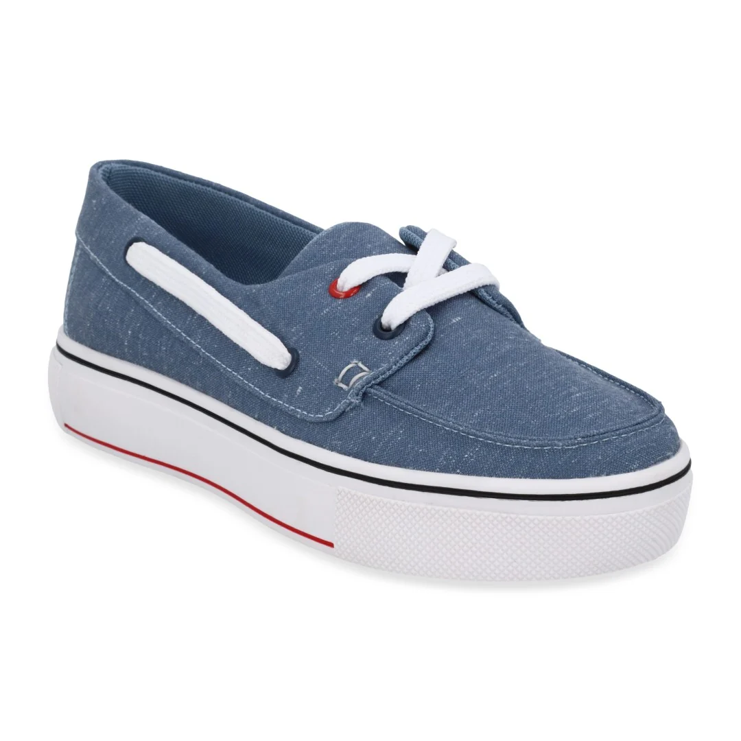 TENIS DE PISO MEZCLILLA ESTILO MARINERO 02276