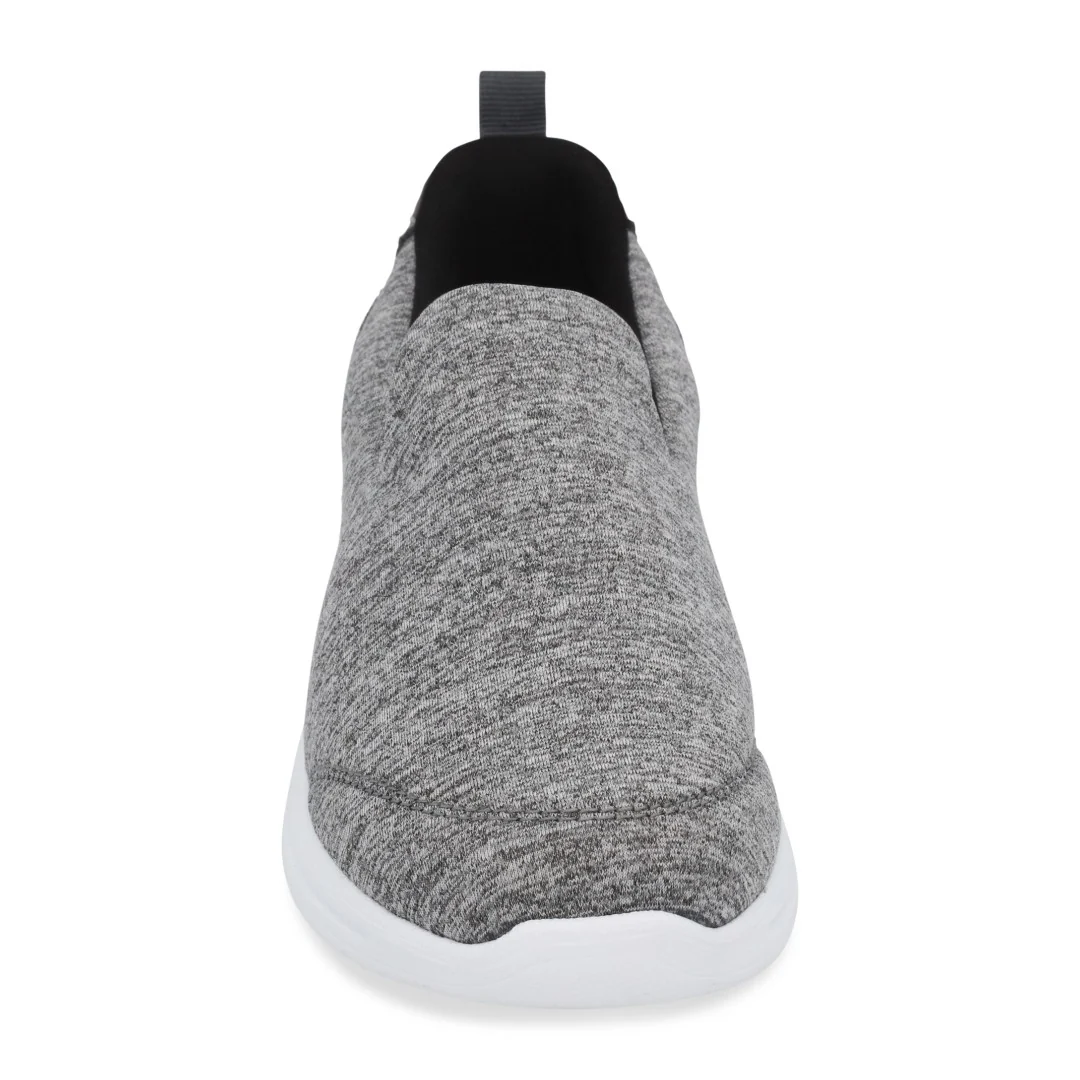 TENIS DE PISO MUJER GRIS CORTE TEXTIL 67705 - Image 4