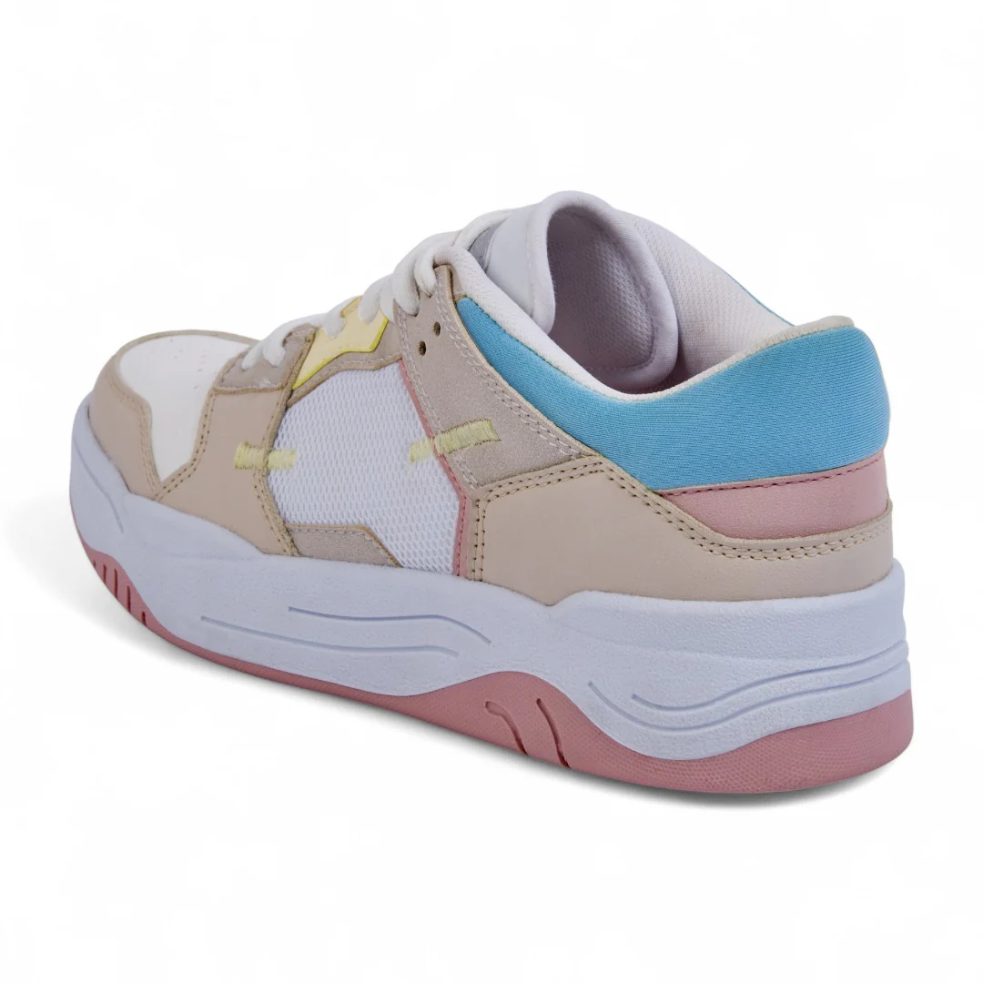 TENIS DE PISO MULTICOLOR CON CINTAS 20788 - Image 3